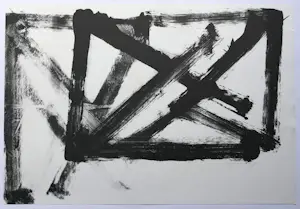 ADINE ENGELMAN (1937-2015) MONOTYPE/PAPIER H55XBR80