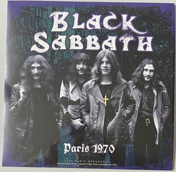 BLACK SABBATH PARIS 1970 LIVE LP