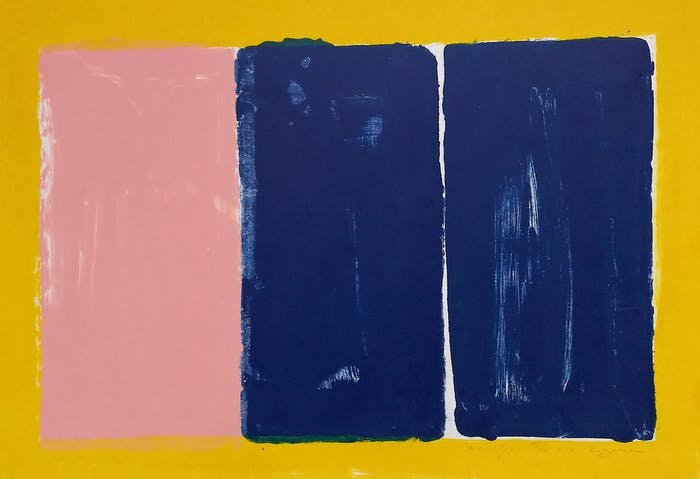 ADINE ENGELMAN (1937-2015) MONOTYPE / DIK PAPIER / H55 X B80 1966