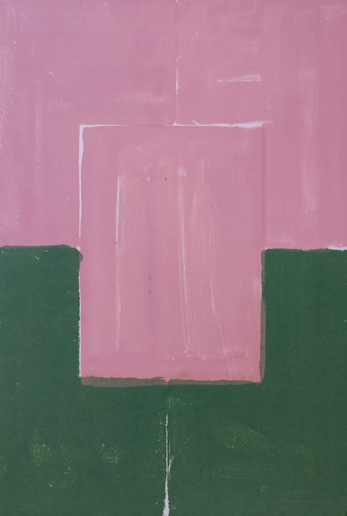 ADINE ENGELMAN (1937-2015) MONOTYPE / DIK PAPIER / H80 X B55