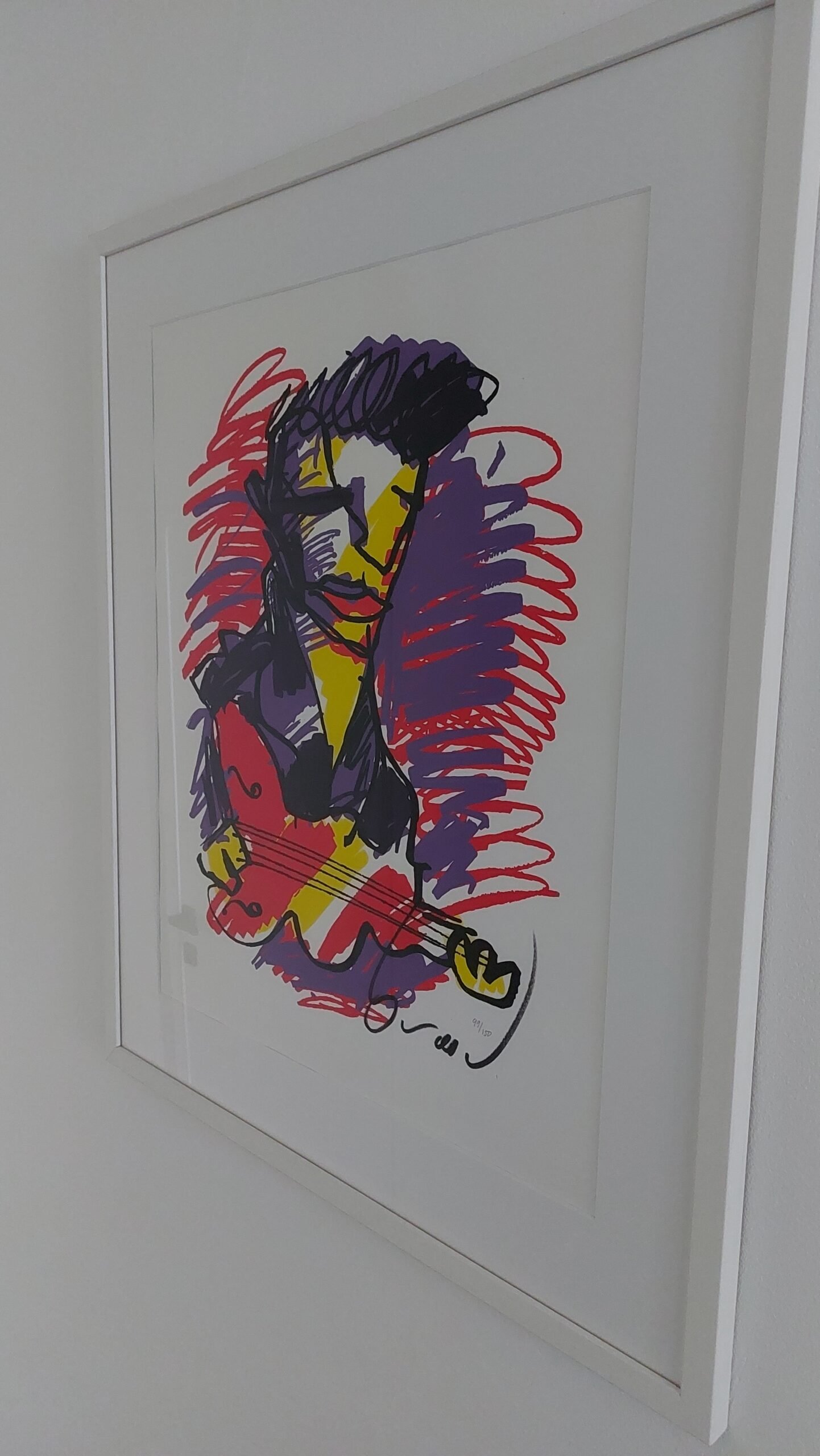 HERMAN BROOD ELVIS 99/150 HANDGESIGNEERD INGEKADERD