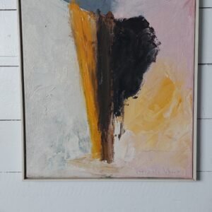 KEES DE VRIES SCHILDERIJ HANDGESIGNEERD B35XH40 INGEKADERD