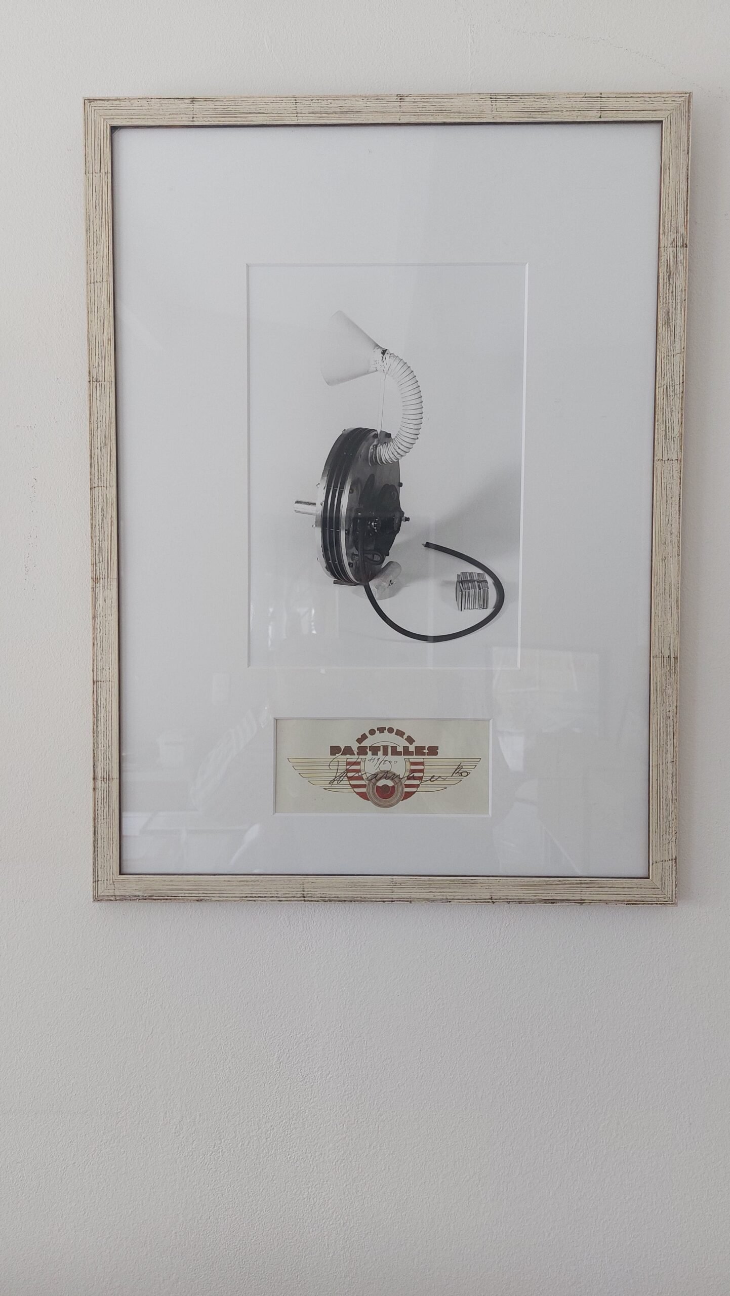 PANAMARENKO (1940 - 2019 ) MOTORS PASTILLES FOTOGRAFIE INGELIJST B45 X H60