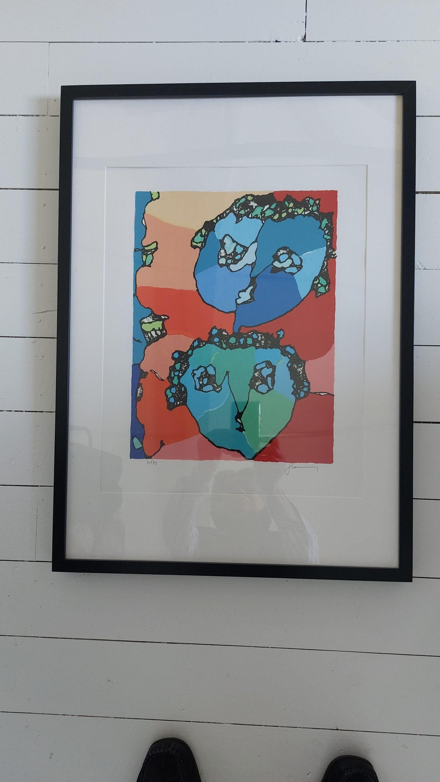 JAN LATINNE GRAFIEK HANDGESIGNEERD EN GENUMMERD B40xH65