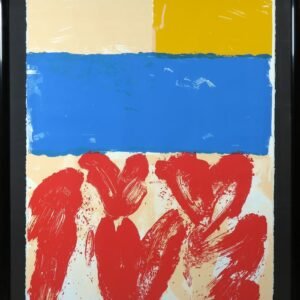 JAN CREMER TULPEN 35/60 HANDGESIGNEERD + KADER B70XH90